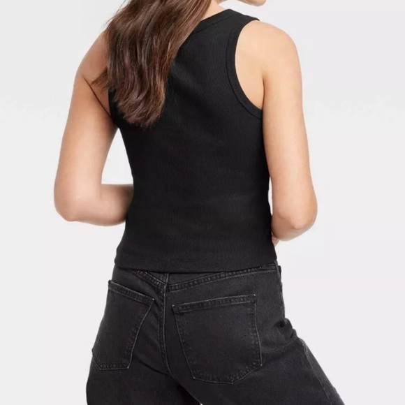 Universal Thread Black Ribbed Tank Top - Size M (NWT) - Picture 7 of 7